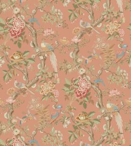 Eltham Wallpaper by GP & J Baker Red