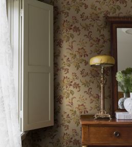 Elvira Wallpaper by Borastapeter Beige