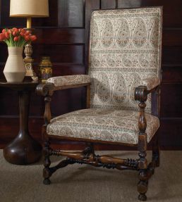 Emalin Paisley Fabric by Thibaut Curry