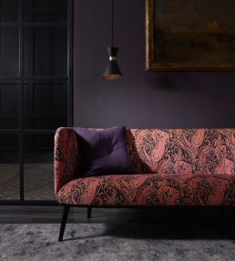Emberton Linen Plain Fabric by Liberty Brinjal