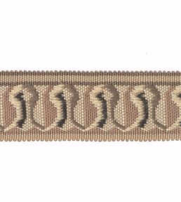 Embroidered Braid 30mm Trimming by Houles Brun Vision