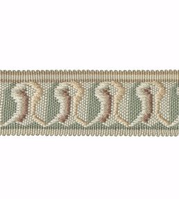 Embroidered Braid 30mm Trimming by Houles Vert Celadon