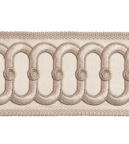 Embroidered Braid 75mm Trimming by Houles Albatre