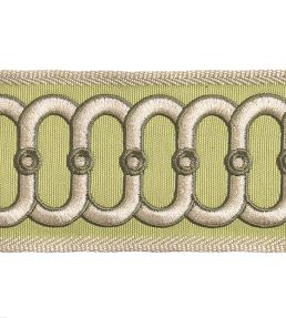 Embroidered Braid 75mm Trimming by Houles Galuchat