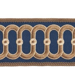Embroidered Braid 75mm Trimming by Houles Normandie