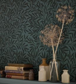 Emery's Willow Wallpaper by Morris & Co Emery Blue
