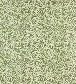 Emery's Willow Fabric by Morris & Co Leaf Green