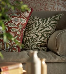 Emery's Willow Fabric by Morris & Co Leaf Green