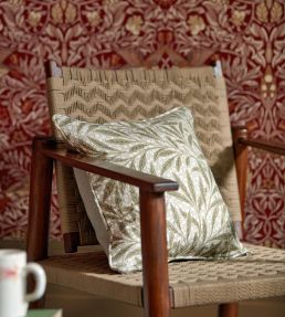 Emery's Willow Fabric by Morris & Co Leaf Green