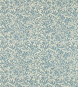 Emery's Willow Fabric by Morris & Co Woad Blue