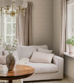 Emil Wallpaper by Sandberg Beige