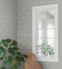 Emil Wallpaper by Sandberg Garden Green