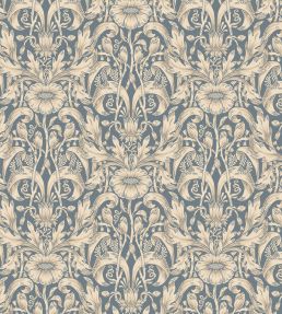 Emil Wallpaper by Sandberg Indigo Blue