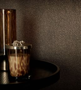 Emile Wallpaper by 1838 Wallcoverings Jet