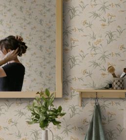 Emilie Wallpaper by Sandberg Honey