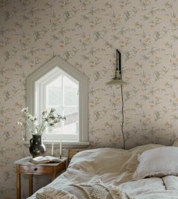 Emilie Wallpaper by Sandberg Honey