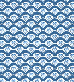 Emily Wallpaper by Thibaut Navy