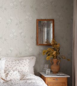 Emma Wallpaper by Sandberg Linen
