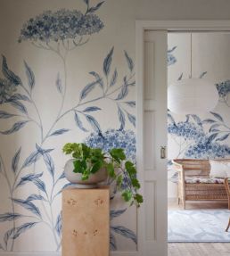 Emmalisa Wallpaper by Sandberg Blue