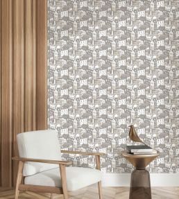 Emmas Apartment Wallpaper by Mini Moderns Stone