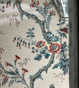 Emperors Musician Wallpaper by Zoffany Indigo