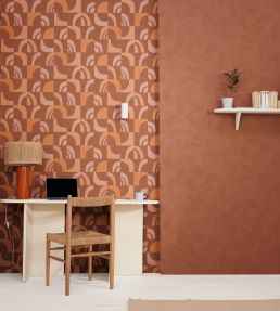 Empreinte Wallpaper by Caselio Terre De Sienne