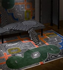 Christian Lacroix En Allant Aux Baux rug Cypres RUGCL0363 Cypres