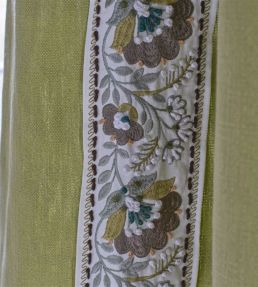 Enamel Flower Trimming by Designers Guild Celadon