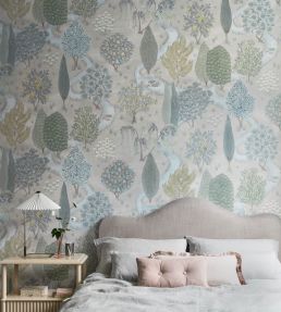 Enchanted Wood Wallpaper by Liberty Pewter