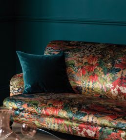 Encore Velvet Fabric by Osborne & Little Cobalt