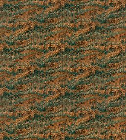 End Paper Velvet Fabric by Mulberry Home Teal