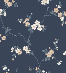 Engla Wallpaper by Sandberg Classic Blue