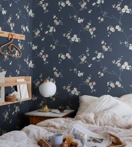 Engla Wallpaper by Sandberg Classic Blue