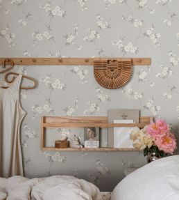 Engla Wallpaper by Sandberg Mineral Grey