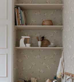 Engla Wallpaper by Sandberg Mineral Grey