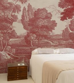 Engraving Mural by Coordonne Red