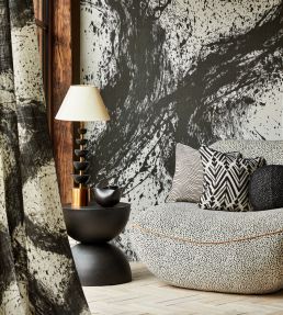 Enigmatic Fabric by Harlequin Black Earth