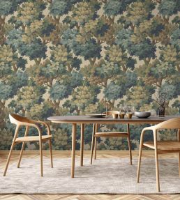 Ennerdale Wallpaper by Woodchip & Magnolia Forest Green