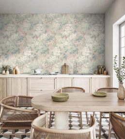 Ennerdale Wallpaper by Woodchip & Magnolia Rustic Rose