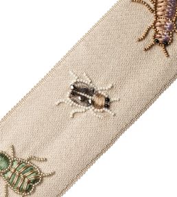 Ensemble Beaded Border Trimming by Samuel & Sons Pale Gold
