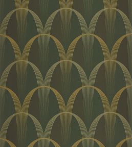 Entree Des Artistes Wallpaper by Casadeco Kaki / Or