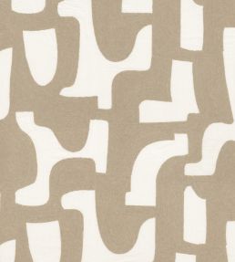 Entrelacs Fabric by Casamance Beige