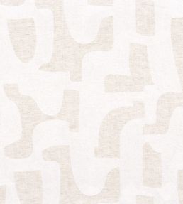 Entrelacs Fabric by Casamance Blanc