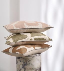 Entrelacs Cushion 40 x 60cm by Maison Casamance Tabac