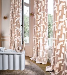 Entrelacs Fabric by Casamance Beige