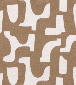 Entrelacs Fabric by Casamance Tabac