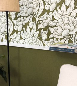Envergure Wallpaper by Caselio Kaki