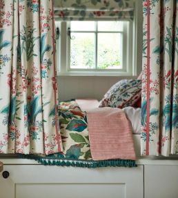 Enys Garden Fabric by Sanderson Blush Jade