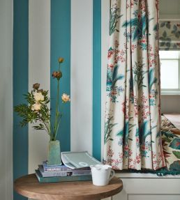 Enys Garden Fabric by Sanderson Blush Jade