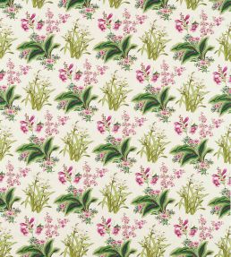 Enys Garden Fabric by Sanderson Rose Leaf